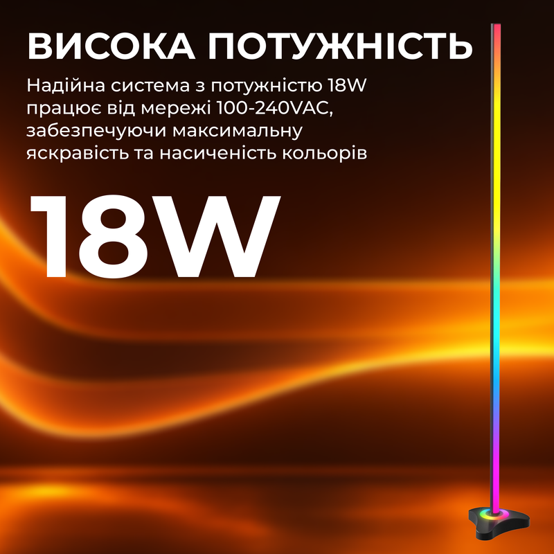 Підлогова Smart RGBIC лампа GamePro SLF230B — фото 8