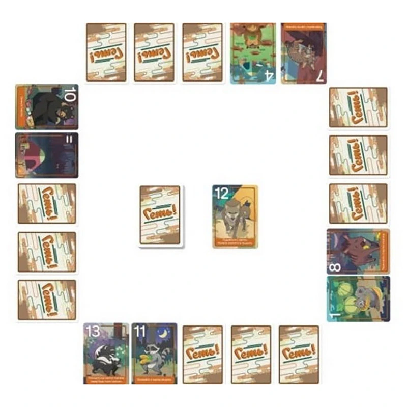 Карткова гра "Геть!" SCRM01UA 70 карток, правила гри