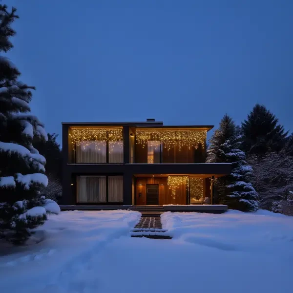 Вулична гірлянда Бахрома 20 м 335 LED білий провід Жовтий 20MWY