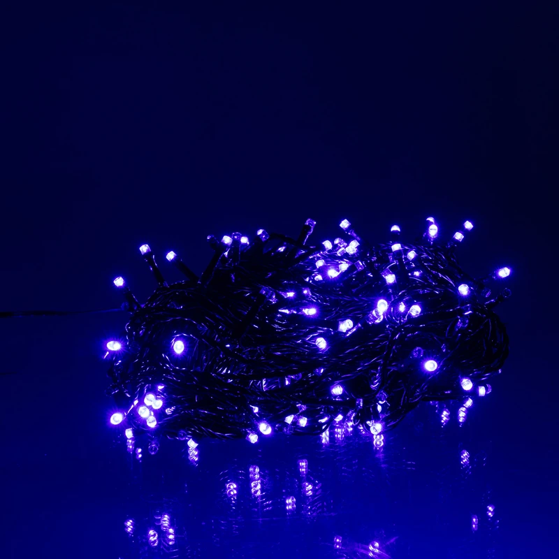 Гірлянда Нитка вулична 30 (м) 300 LED чорний провід Синій CF300L30MBBL