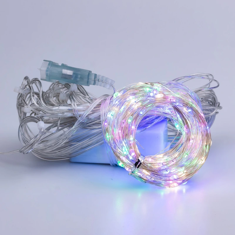 Гірлянда штора світлодіодна GarlandoPro 200LED Роса 3х3м 8 режимів 10 ниток гірлянда роса на ялинці 173305ML