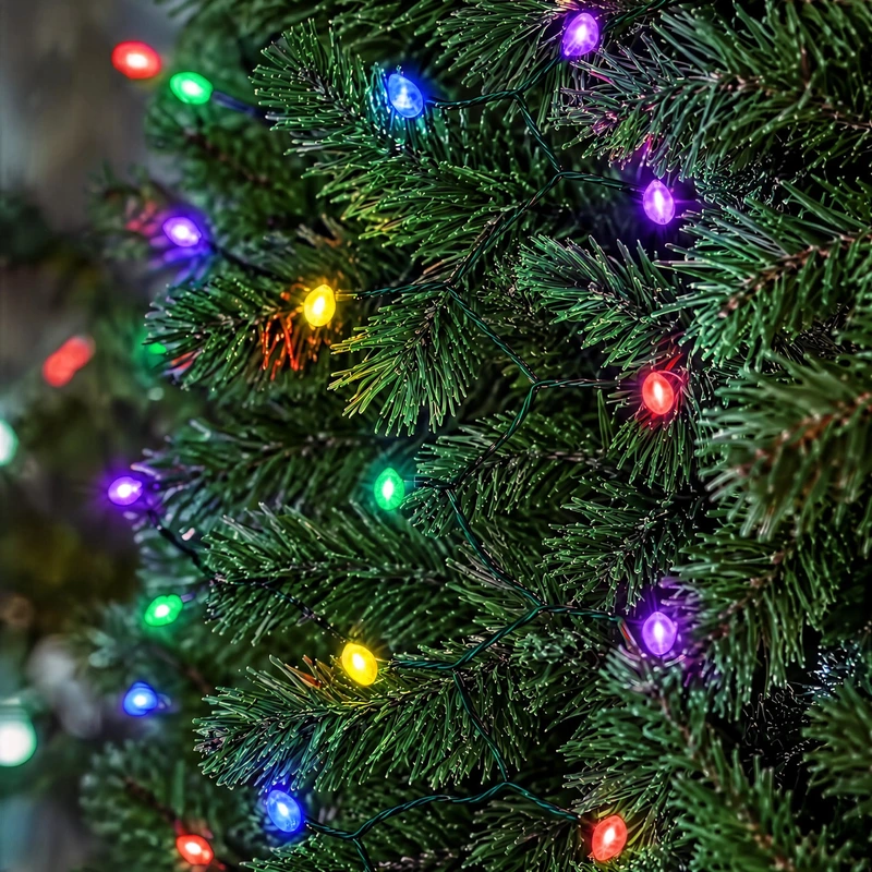 Гірлянда Кінський хвіст Мішура 1200 LED 20 ниток 2 м зелена, мультиколор GarlandoPro D1200L2MGML — фото 5