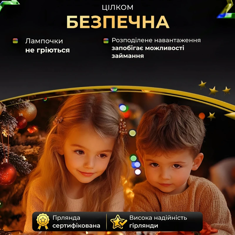 Гірлянда роса на пульті 100 метрів на 1000 led світлодіодів крапля на зеленому дроті мультиколор 1000L100MGML — фото 4
