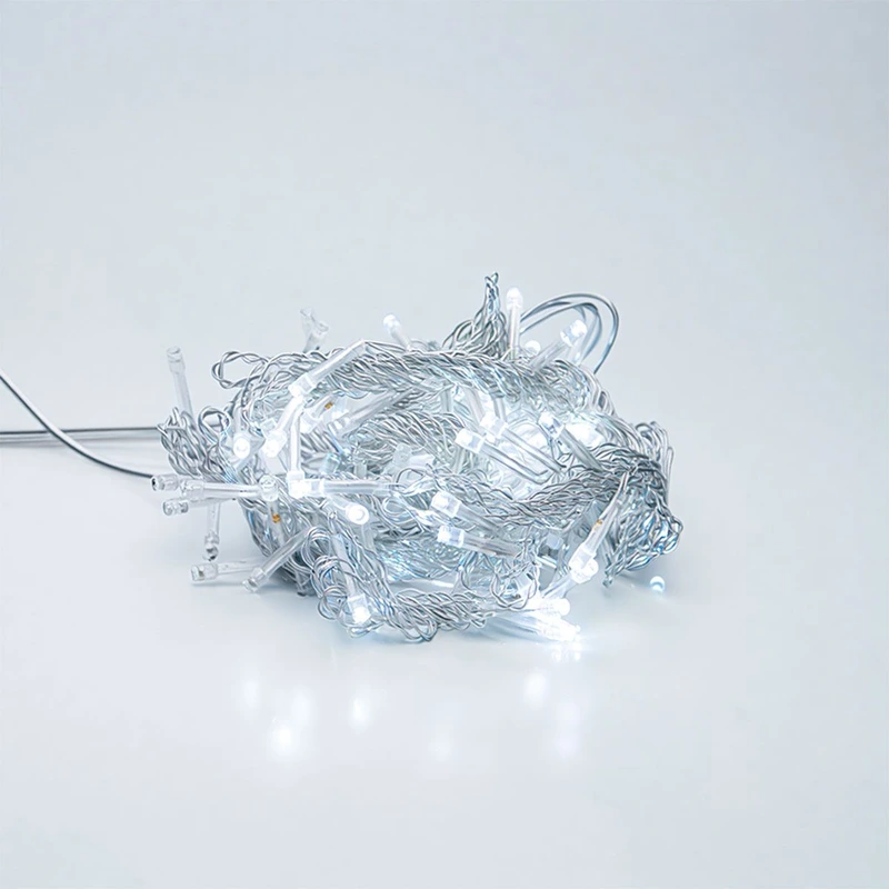 Новорічна гірлянда штора 2х2 м 80 LED кімнатна білий провід Білий ZWM2280LEDW