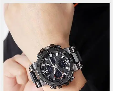 Наручний чоловічий годинник Skmei 2499 чорний