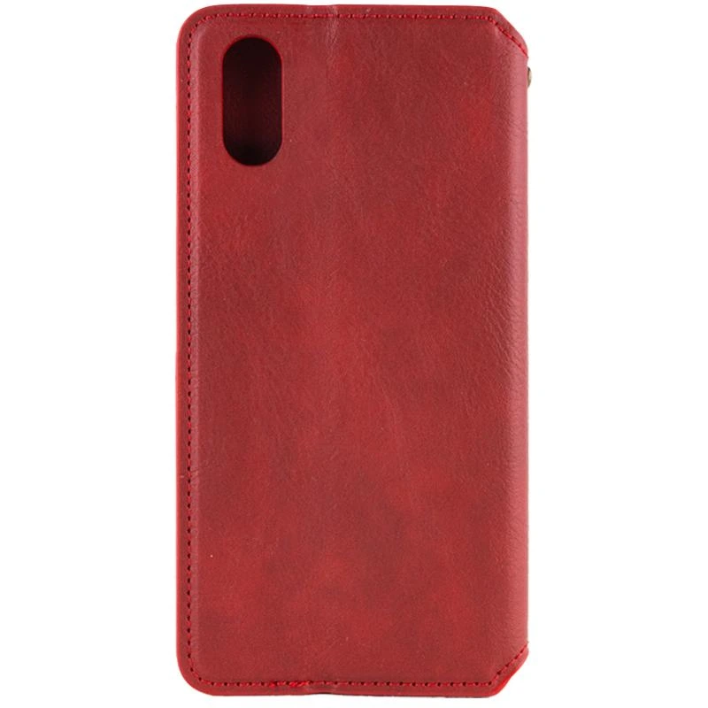 Шкіряний чохол-книжка GETMAN Cubic (PU) для Apple iPhone XR (6.1") Червоний