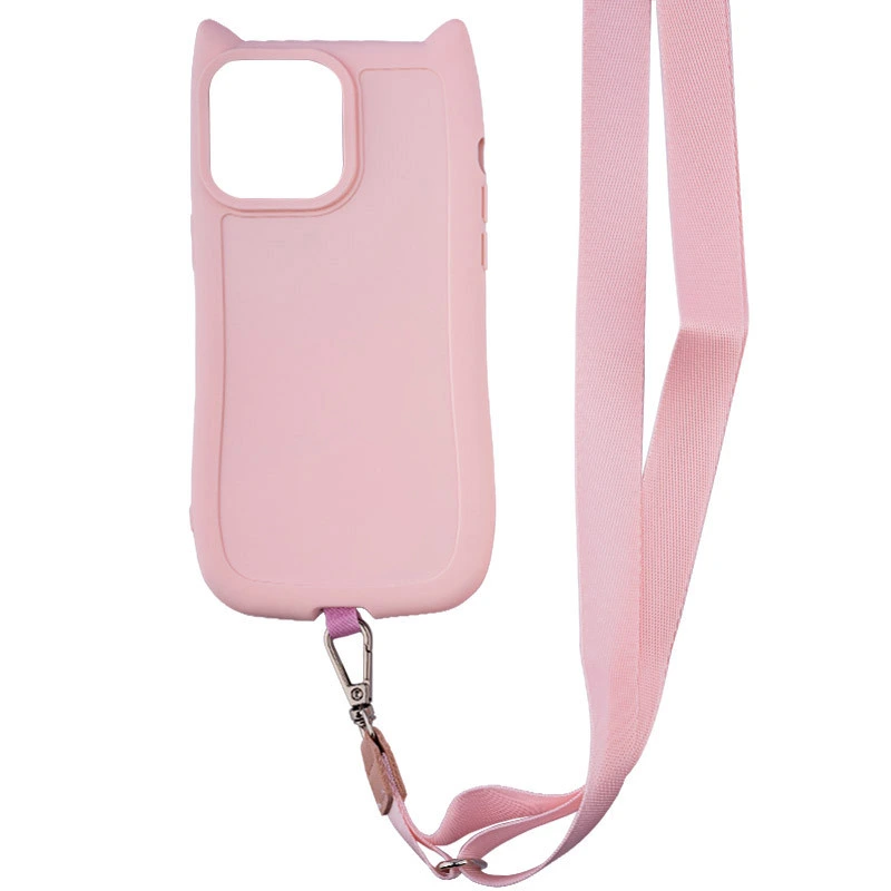 Чохол TPU GETMAN Cat with straps для Apple iPhone 16 Pro Max (6.9") Blue