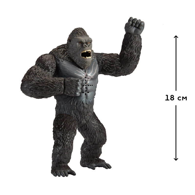 Фігурка GODZILLA X KONG – КОНГ ГОТОВИЙ ДО БОЮ (18 cm, звук)