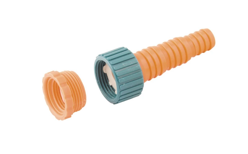 З'єднувач штуцерний універсальний розбірний ГОСПОДАР ½" ВР - шланг ½"-⅝"-¾" 92-9110