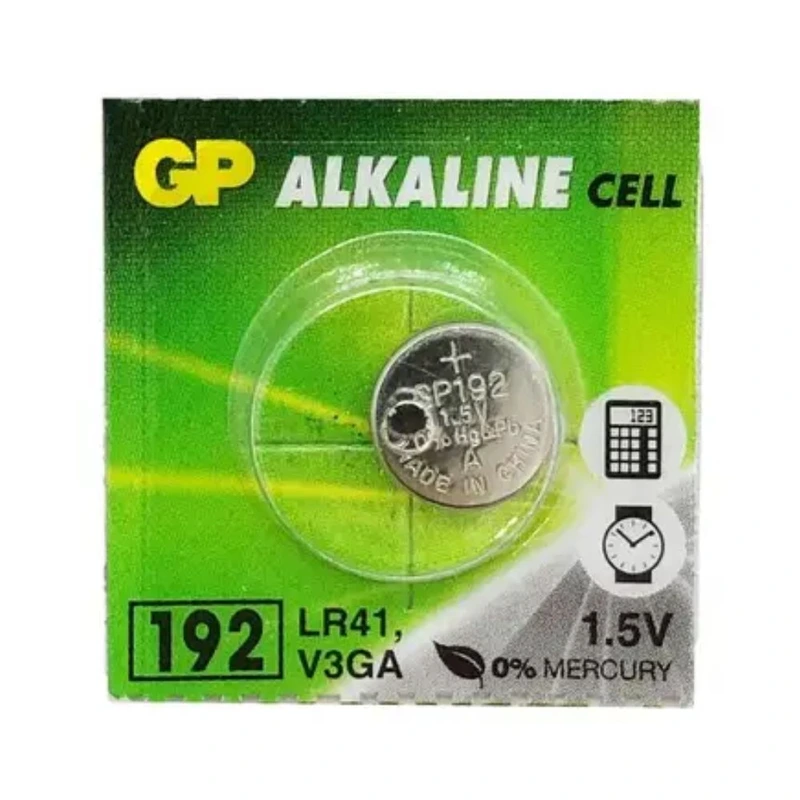 Батарейка GP 192/LR41/AG3 Alkaline (10шт)