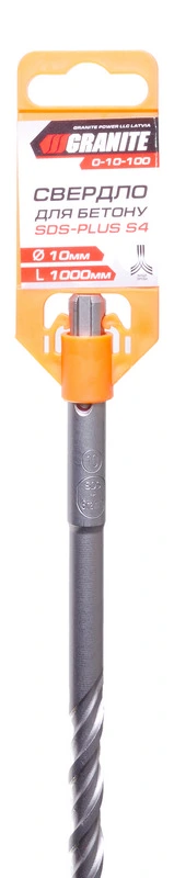 Свердло для бетону GRANITE SDS-PLUS S4 10×1000 мм 0-10-100