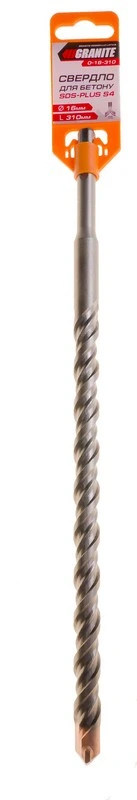 Свердло для бетону GRANITE SDS-PLUS S4 16×310 мм 0-16-310