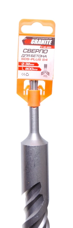 Свердло для бетону GRANITE SDS-PLUS S4 32×800 мм 0-32-800