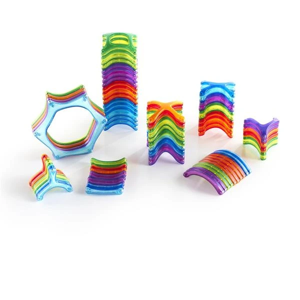 Магнітний конструктор Guidecraft PowerClix Organics, 74 деталі (G9432)