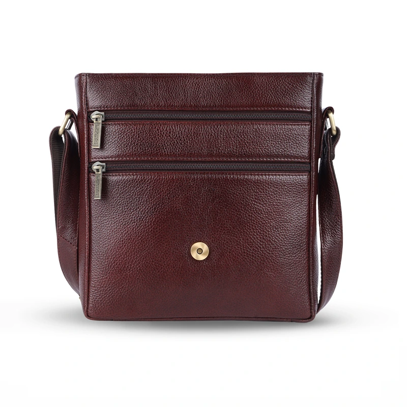 Чоловіча сумка через плече шкіряна Hammonds Flycatcher SB1164 Brown (Коричневий)