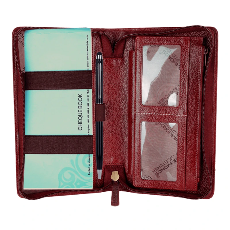 Дорожнє шкіряне портмоне Hammonds Flycatcher PH601 Brown (Коричневий)