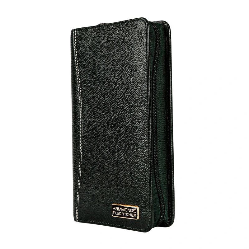Дорожнє шкіряне портмоне Hammonds Flycatcher PH601 Green (Зелений)