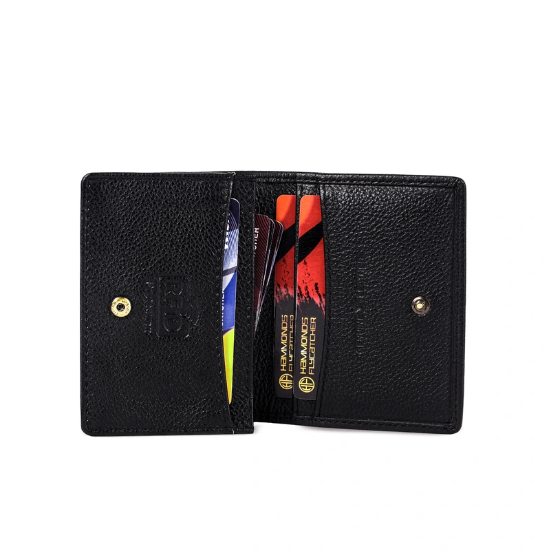 Шкіряний картхолдер Hammonds Flycatcher CC606 Black (Чорний)