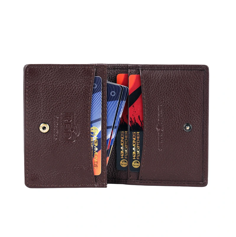 Шкіряний картхолдер Hammonds Flycatcher CC606 Redwood Brown (Коричневий)