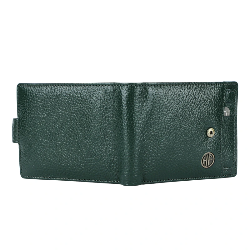 Чоловічий шкіряний гаманець Hammonds Flycatcher HF502 Green (Зелений)