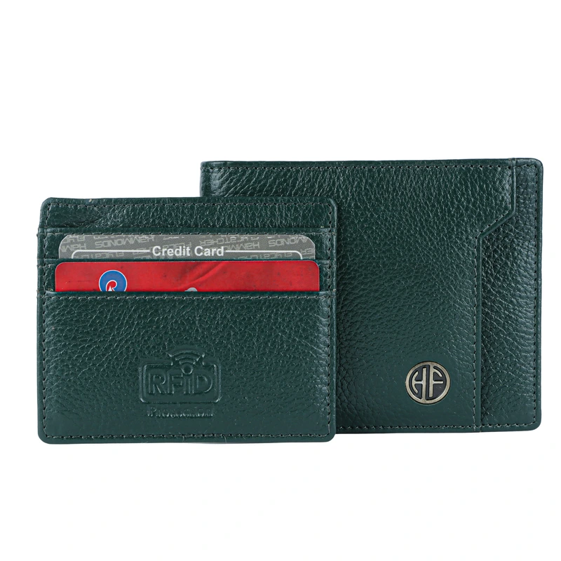 Чоловічий шкіряний гаманець Hammonds Flycatcher HF577 Green (Зелений)