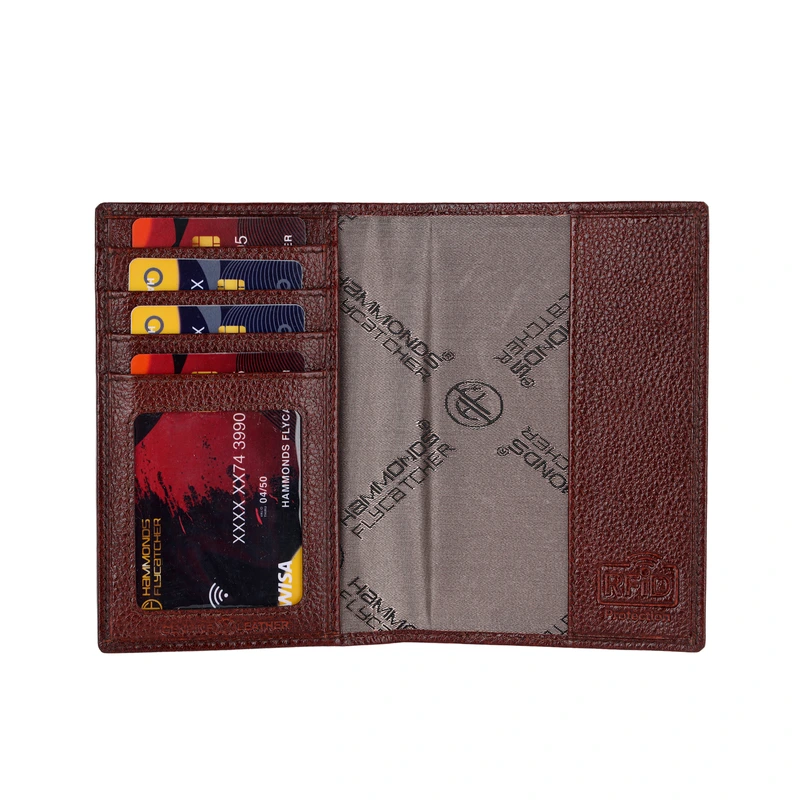 Шкіряна обкладинка для паспорта Hammonds Flycatcher PH602 Brown (Коричневий)
