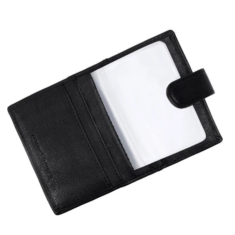 Шкіряна візитниця Hammonds Flycatcher CC602 Black (Чорний)