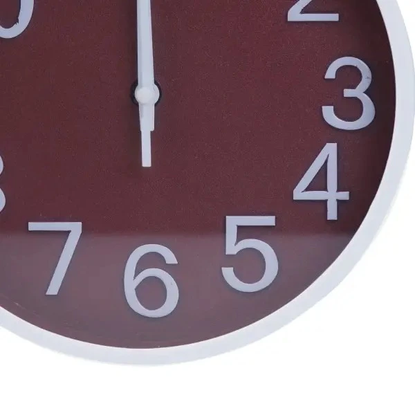 Годинник настінний 19,5 см, білий HP218W