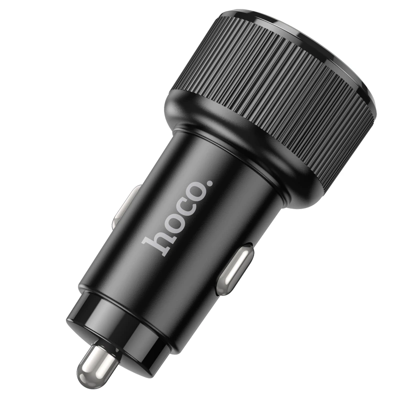 Автомобільний зарядний пристрій HOCO NZ14A Guerrero PD20W+QC3.0 car charger Black — фото 5