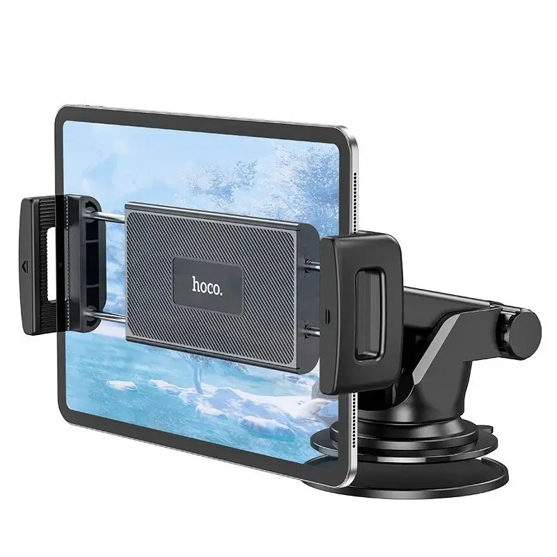 Автотримач для телефона HOCO CA120 Prospering center console car holder for tablets Black — фото 9