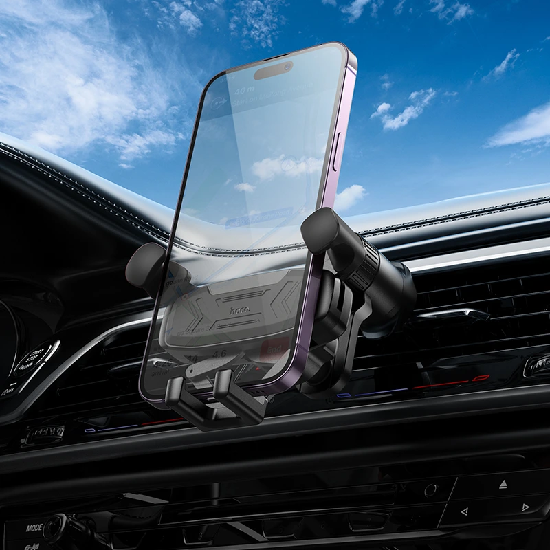 Автотримач для телефона HOCO H66 Gamble gravity linkage car holder(air outlet) — фото 6