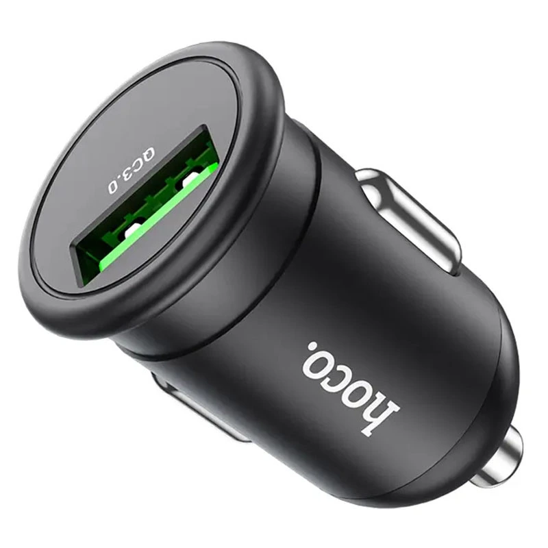 АЗП Hoco Z43 Mighty QC3.0 18W (1USB-A) Чорний