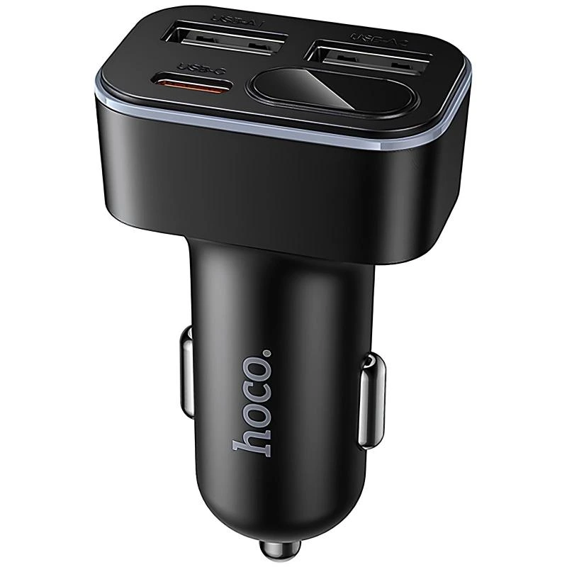 АЗП Hoco Z63A Barry PD42W+QC3.0 (2USB-A/1C) Black