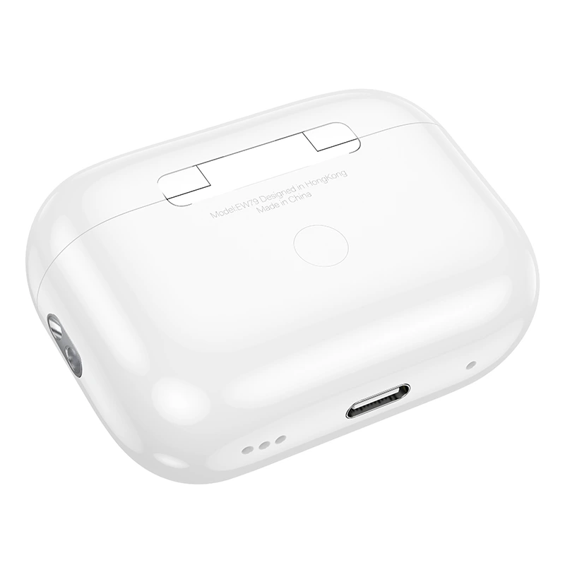 Бездротові навушники HOCO EW79 Bright true wireless ANC touch screen BT headset White — фото 6