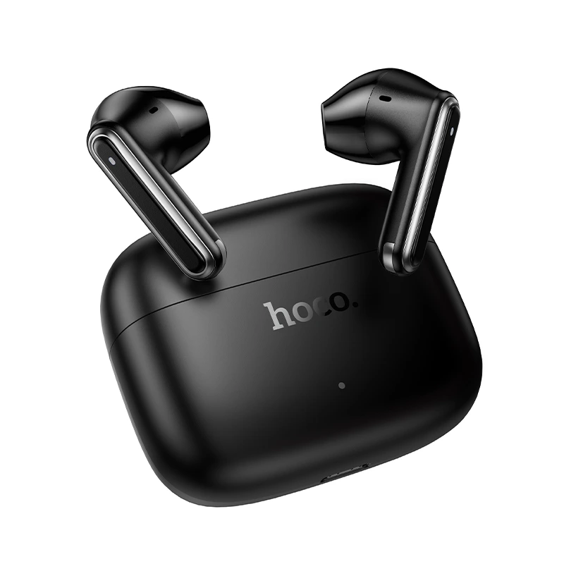 Бездротові навушники TWS HOCO EQ32 Astute wireless BT headset(App) Black — фото 3