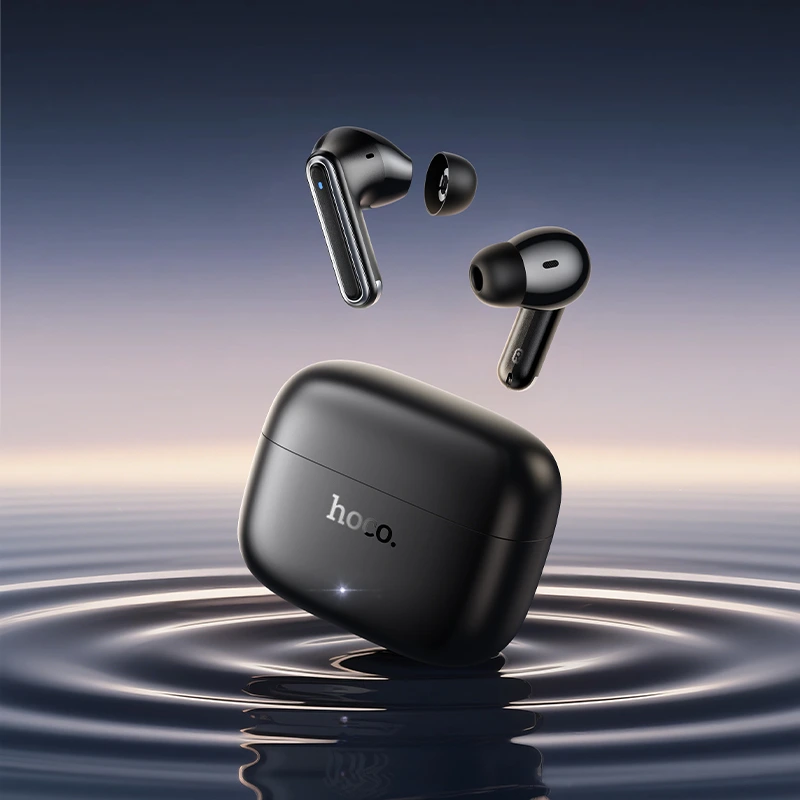 Бездротові навушники TWS HOCO EQ32 Astute wireless BT headset(App) Black — фото 5