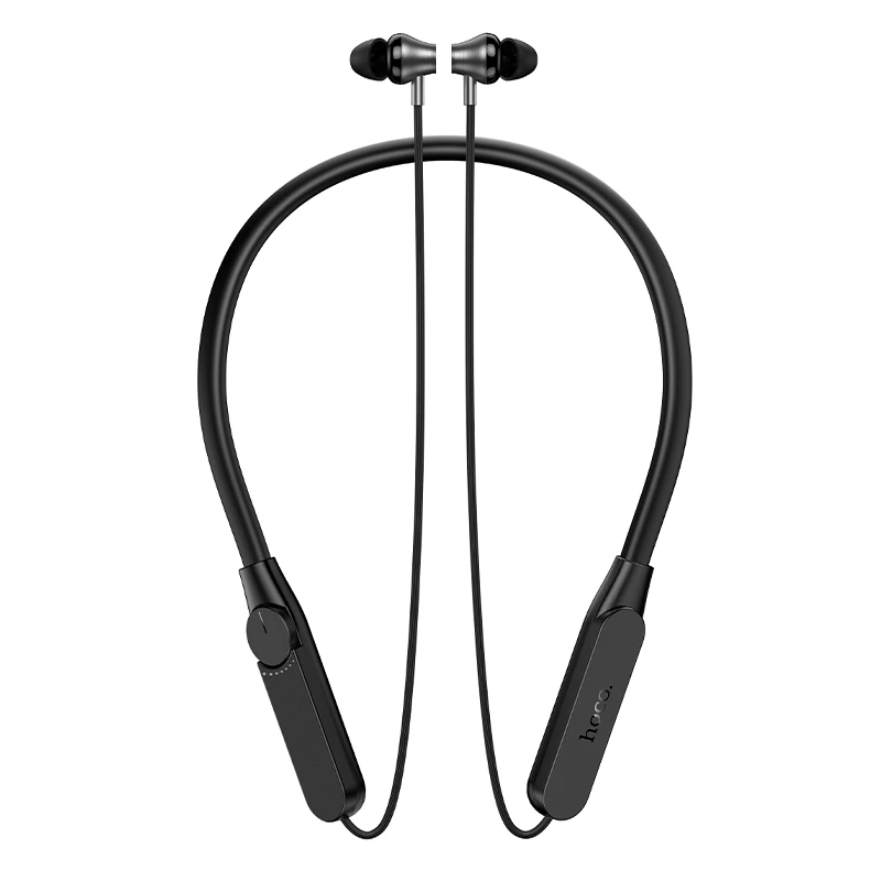 Бездротові спортивні навушники HOCO ES78 Naya neck-mounted BT earphones Black — фото 3