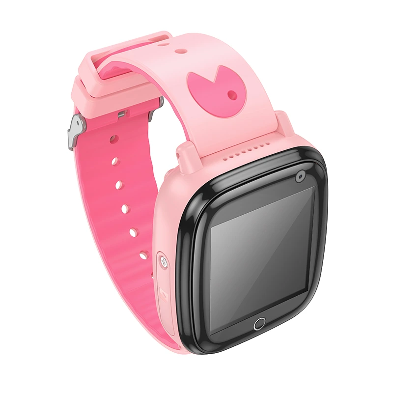 Дитячий cмарт-годинник Hoco Y100 36mm. SIM 2G. 400 mAh. IP65 Pink