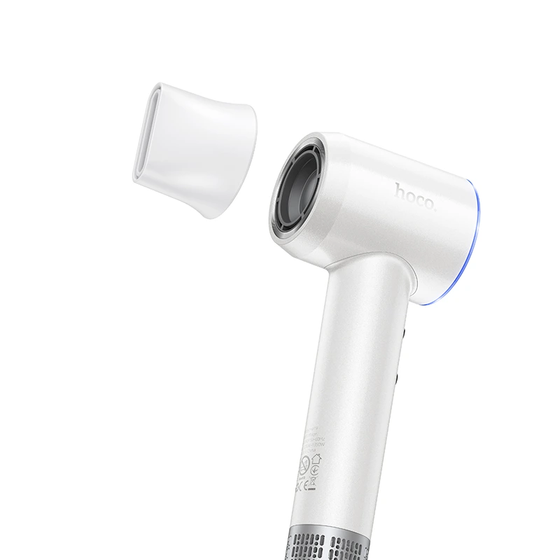 Фен HOCO HP19 1350 W High-speed hair dryer White — фото 4