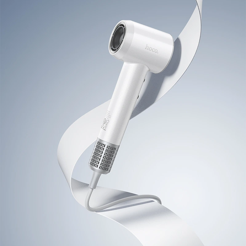 Фен HOCO HP19 1350 W High-speed hair dryer White — фото 9