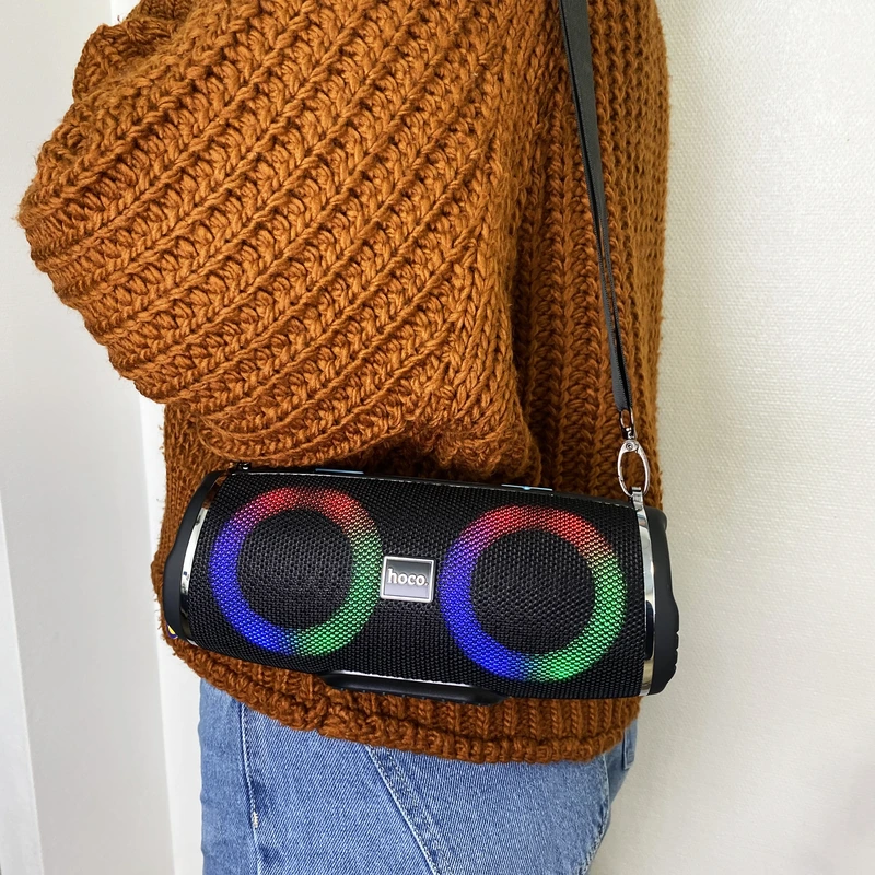 Бездротова колонка Hoco HC12 Colorful (Чорний)