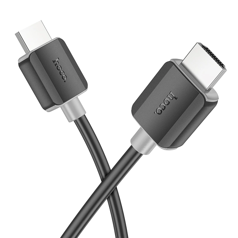 Кабель HOCO US08 HDTV 2.0 male-to-male 4K HD data cable(L=1M) Black