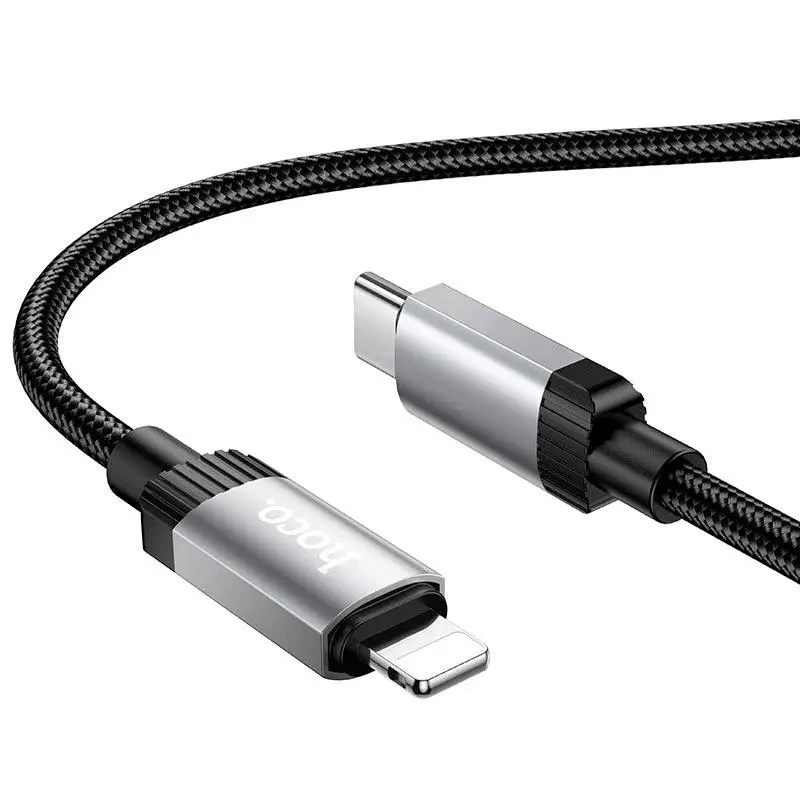 Кабель HOCO X117 Star PD27W charging data cable iP Black