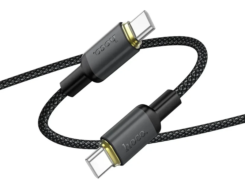 Кабель HOCO X128 Benefit charging data cable C to C Black