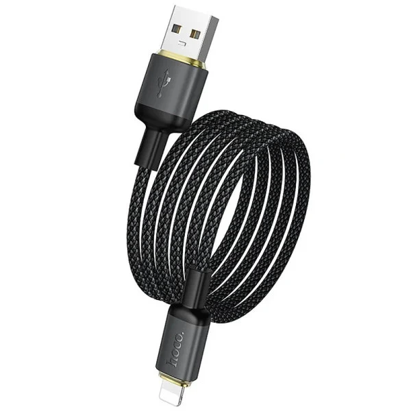 Кабель HOCO X128 Benefit charging data cable iP Black — фото 2