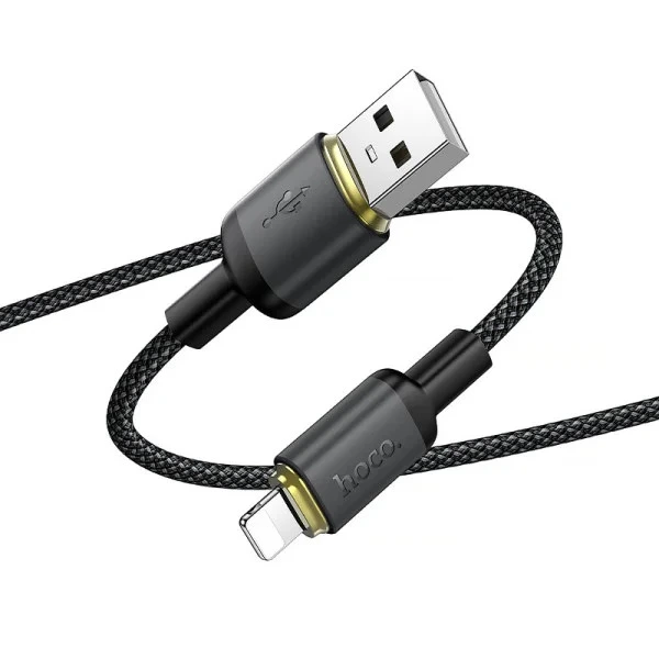Кабель HOCO X128 Benefit charging data cable iP Black — фото 3