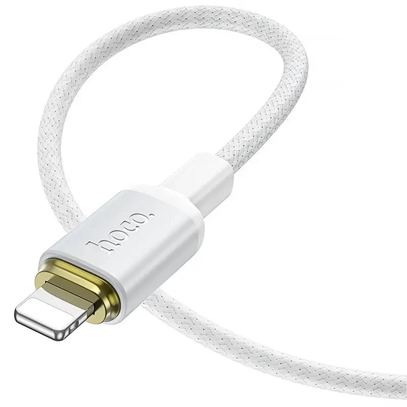 Кабель HOCO X128 Benefit charging data cable iP White — фото 3