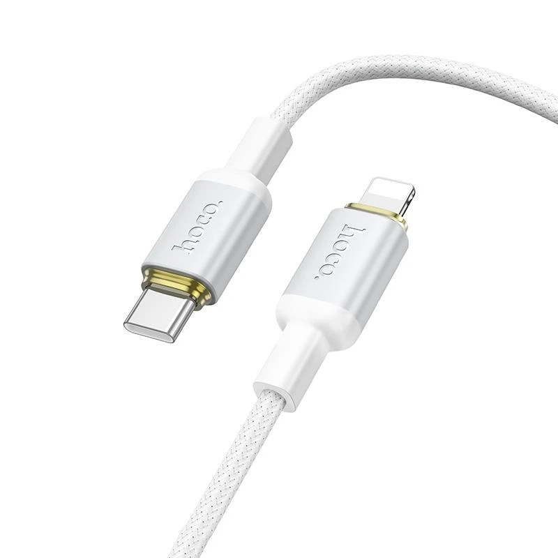 Кабель HOCO X128 Benefit PD30W charging data cable iP White
