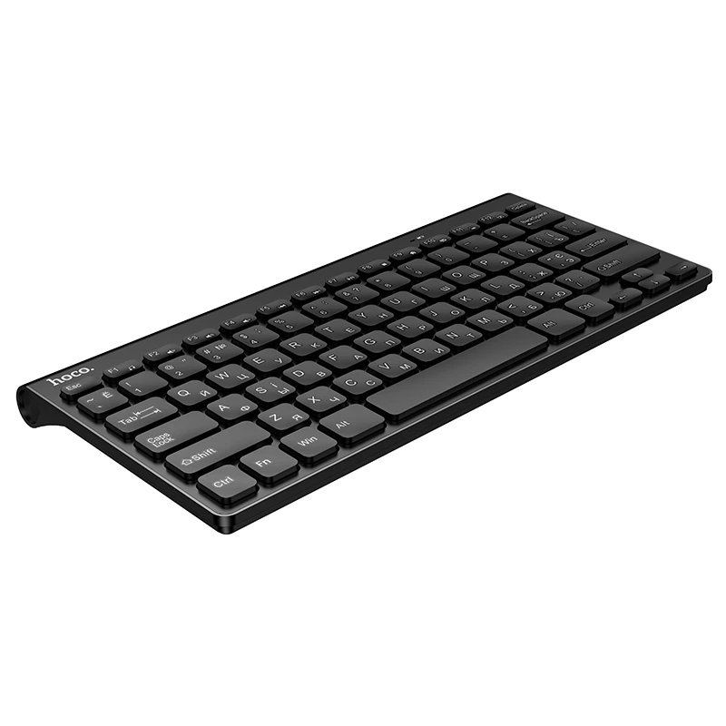 Клавіатура HOCO GM70 Dragon 2.4G wireless mini keyboard(Ukrainian version) Black — фото 4