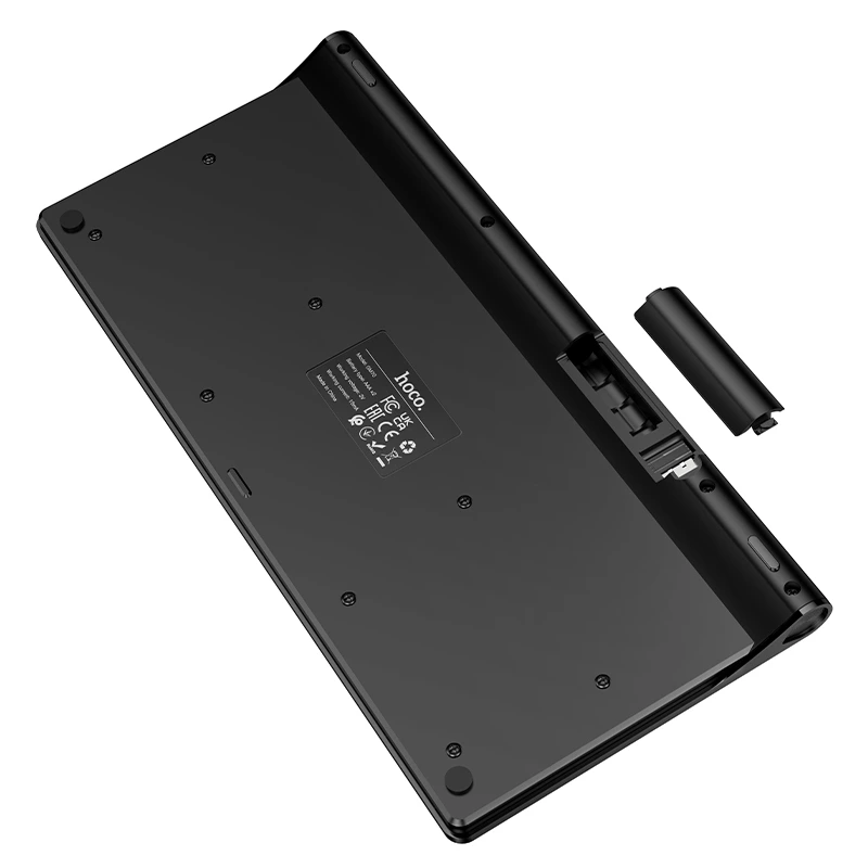 Клавіатура HOCO GM70 Dragon 2.4G wireless mini keyboard(Ukrainian version) Black — фото 6